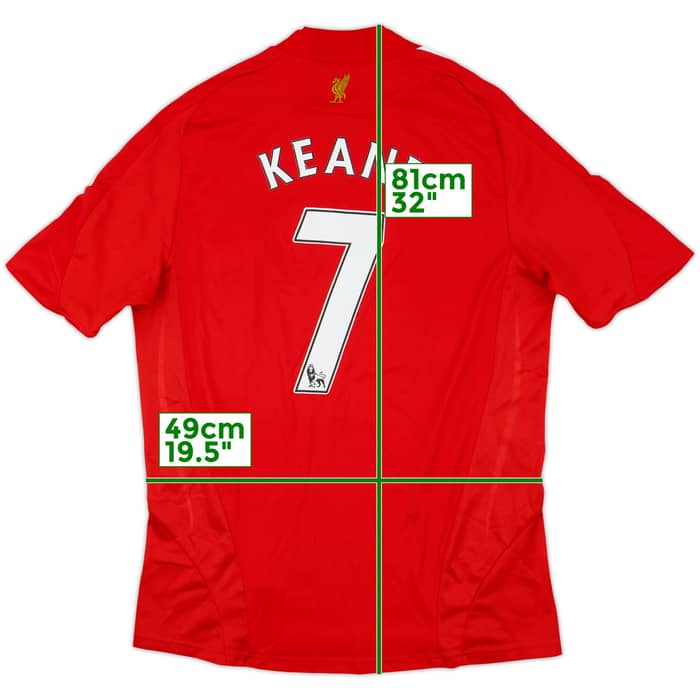 2008-10 Liverpool Home Shirt Keane #7 - 7/10 - (M)