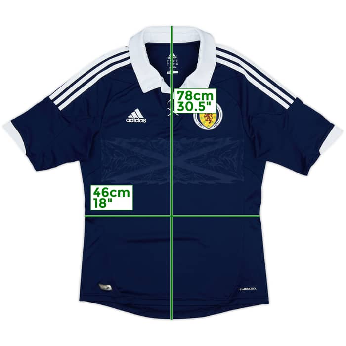 2011-13 Scotland Home Shirt - 8/10 - (M)