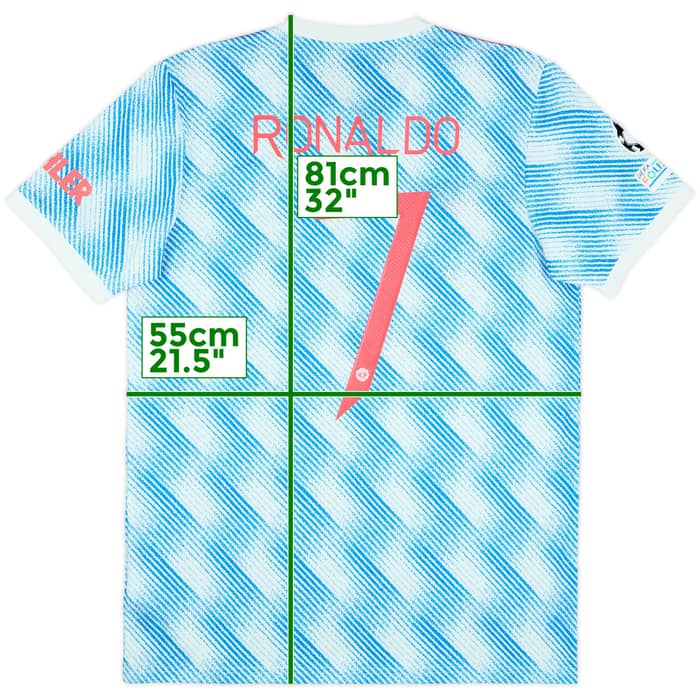 2021-22 Manchester United Away Shirt Ronaldo #7 - 9/10 - (L)