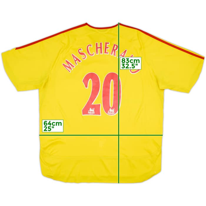 2006-07 Liverpool Away Shirt Mascherano #20 - 8/10 - (XXL)
