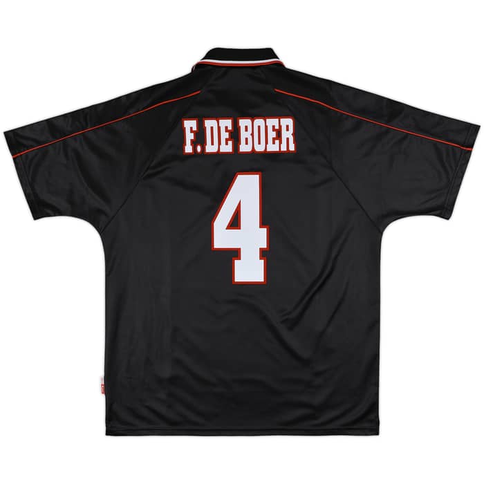 1998-99 Ajax Away Shirt F.De Boer #4 - 8/10 - (XL)