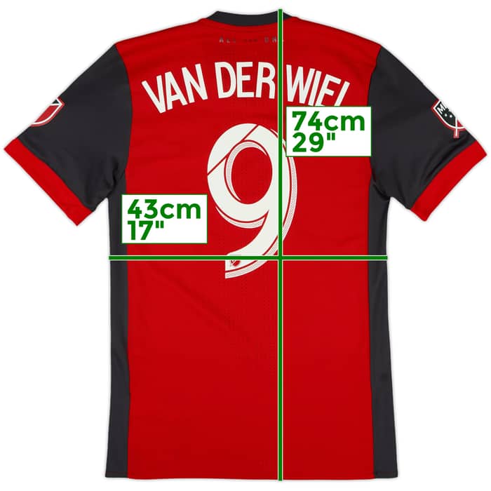 2017 Toronto FC Authentic Home Shirt Van Der Wiel #9 - 8/10 - (S)