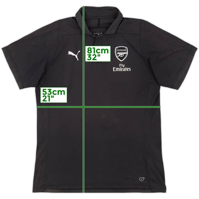 2017-18 Arsenal Puma Polo Shirt - 9/10 - (XL)