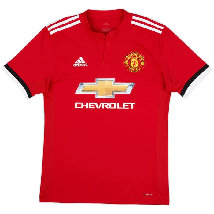2017-18 Manchester United Home Shirt Pogba #6 - 6/10 - (S)