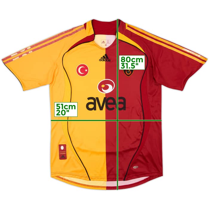 2006-07 Galatasaray Home Shirt - 6/10 - (M)