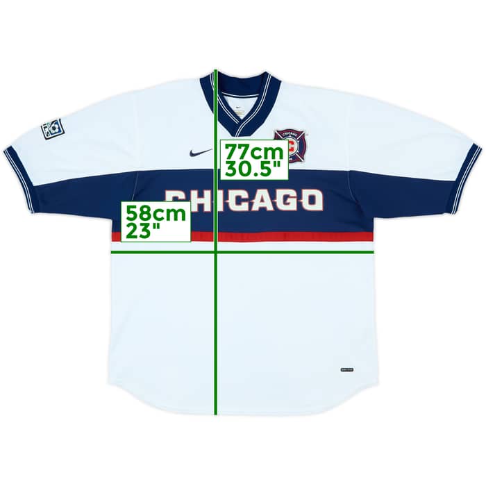 2000-02 Chicago Fire Away Shirt - 8/10 - (L)