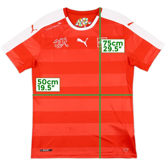 2016-17 Switzerland Home Shirt - 6/10 - (M)