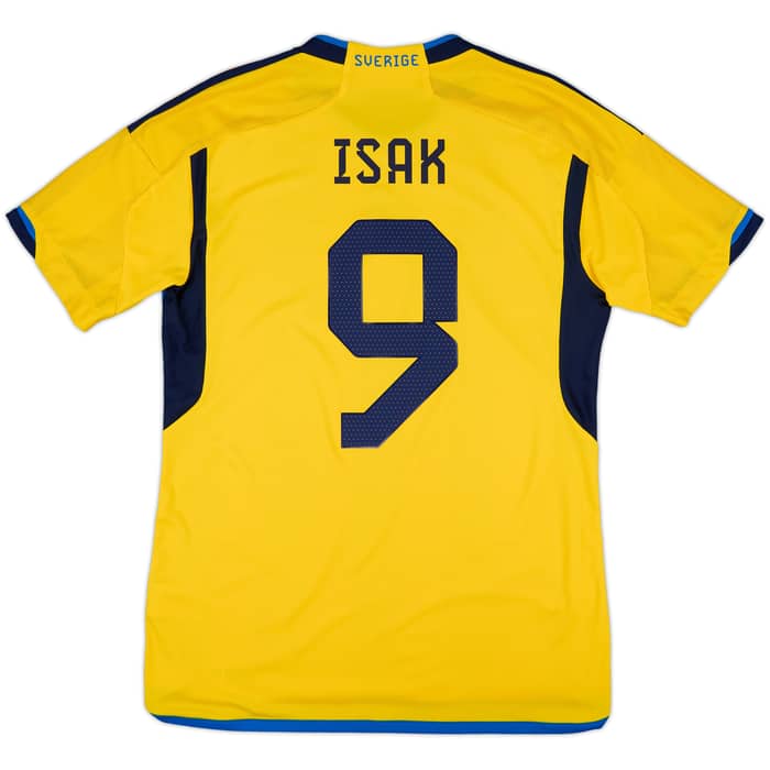 2022-23 Sweden Home Shirt Isak #9 - 10/10 - (M)