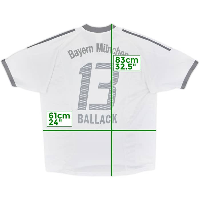 2002-03 Bayern Munich Away Shirt Ballack #13 - 8/10 - (XL)