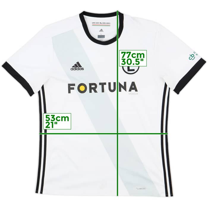 2017-18 Legia Warsaw Home Shirt - 7/10 - (L)