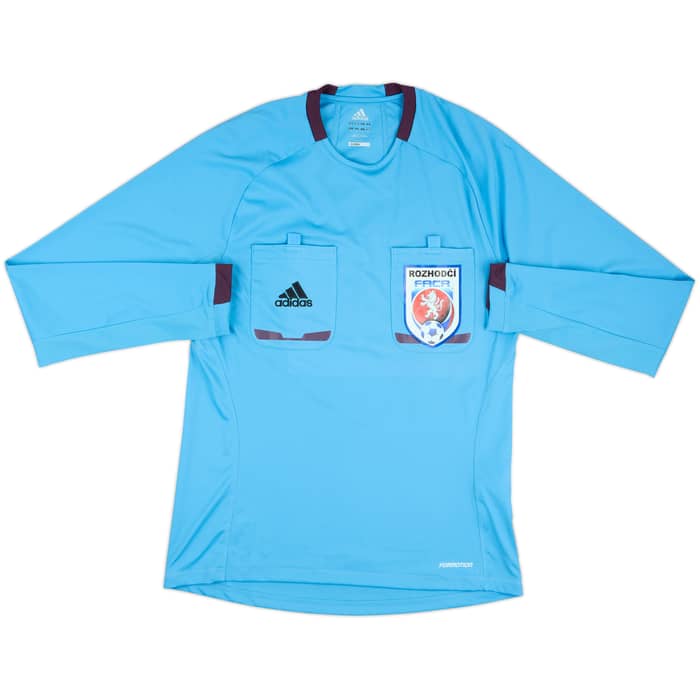 2012-13 Czech Republic adidas Referee L/S Shirt - 10/10 - (M)