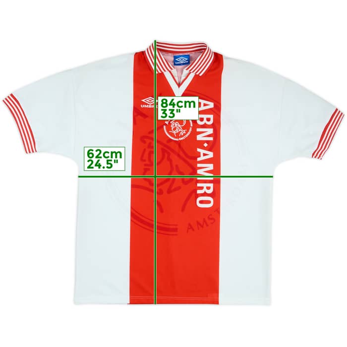 1995-96 Ajax Home Shirt - 10/10 - (XL)