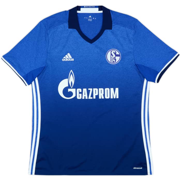 2016-18 Schalke Home Shirt Burgstaller #19 - 8/10 - (L)