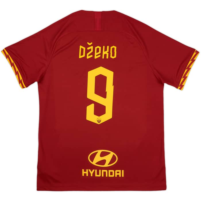 2019-20 Roma Home Shirt Dzeko #9 - 10/10 - (L)