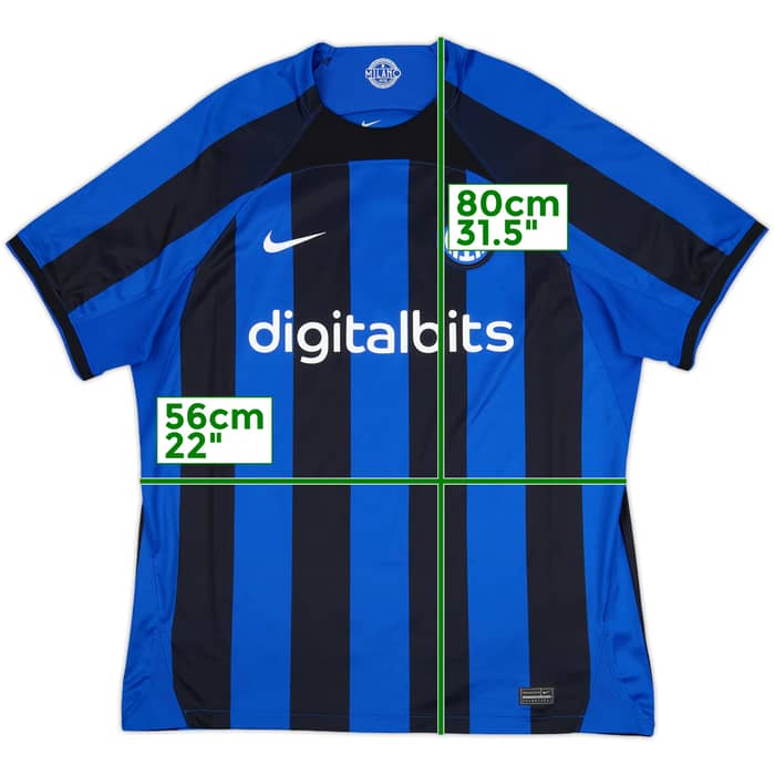 2022-23 Inter Milan Home Shirt - 9/10 - (XL)