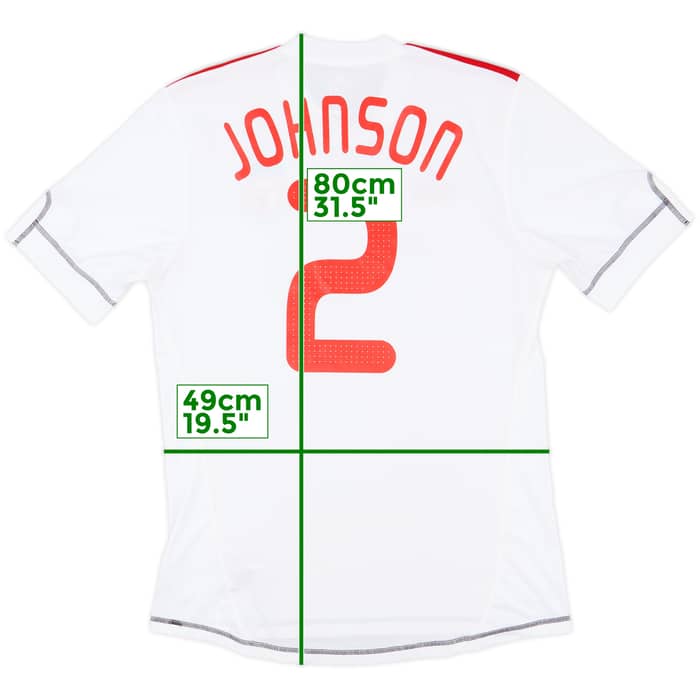 2009-10 Liverpool Third Shirt Johnson #2 - 9/10 - (M)