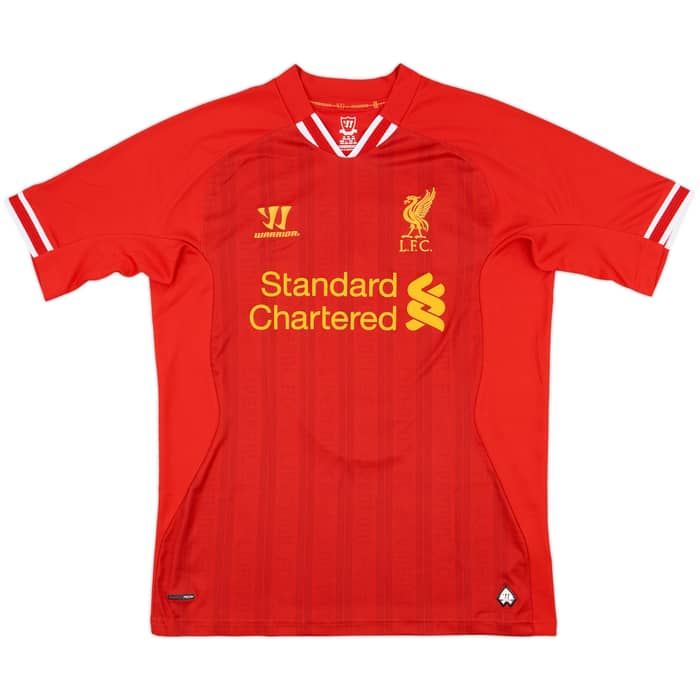 2013-14 Liverpool Home Shirt Gerrard #8 - 8/10 - (M)