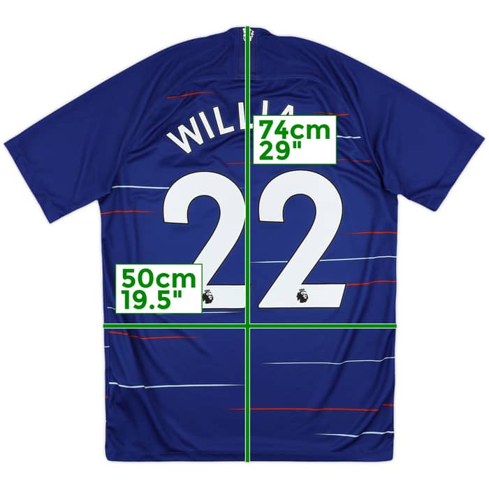 2018-19 Chelsea Home Shirt Willian #22 - 8/10 - (M)