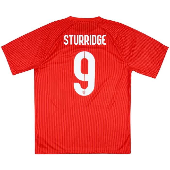 2014-15 England Away Shirt Sturridge #9 - 10/10 - (L)