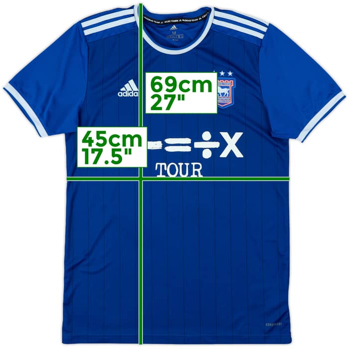 2021-22 Ipswich Home Shirt - 7/10 - (M)