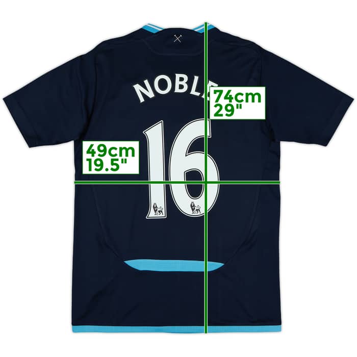 2009-10 West Ham Away Shirt Noble #16 - 7/10 - (S)