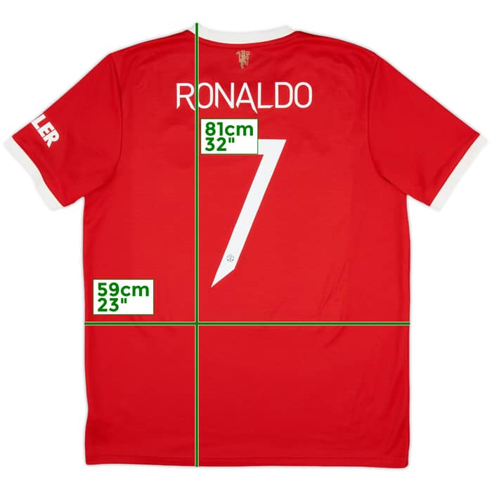 2021-22 Manchester United Home Shirt Ronaldo #7 - 10/10 - (XL)