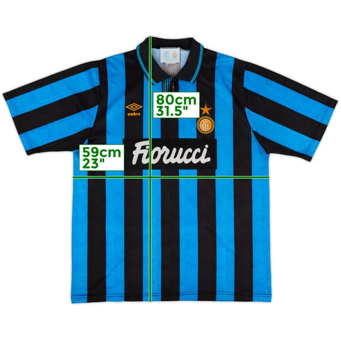 1992-94 Inter Milan Home Shirt #10 - 8/10 - (L)