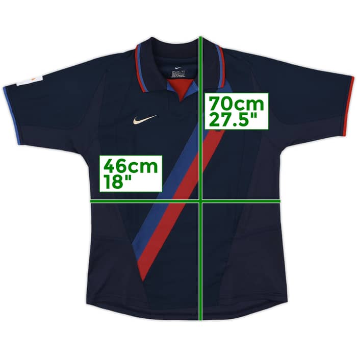 2002-03 Barcelona Away Shirt - 9/10 - (M.Boys)