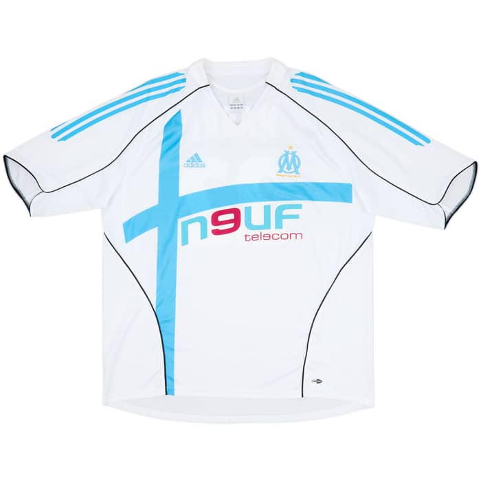 2004-05 Olympique Marseille Home Shirt Nasri #22 - 8/10 - (XXL)