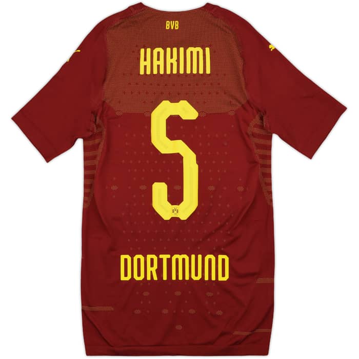 2019-20 Borussia Dortmund EvoKnit Player Issue Third Shirt Hakimi #5 - 9/10 - (M)