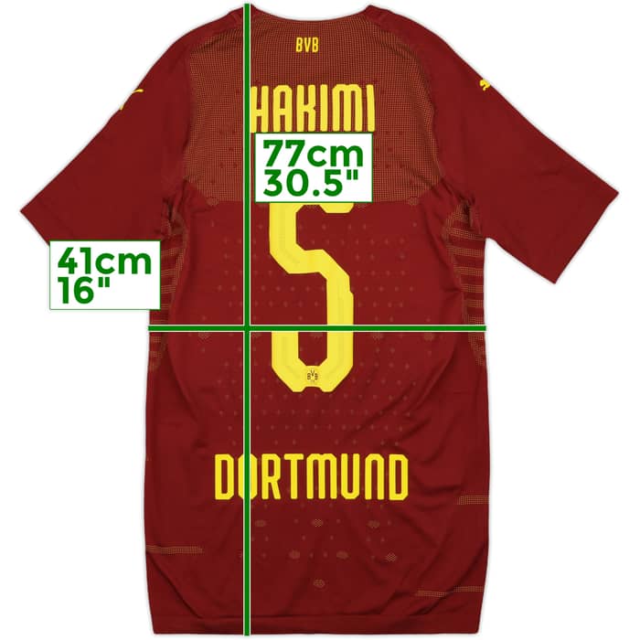 2019-20 Borussia Dortmund EvoKnit Player Issue Third Shirt Hakimi #5 - 9/10 - (M)