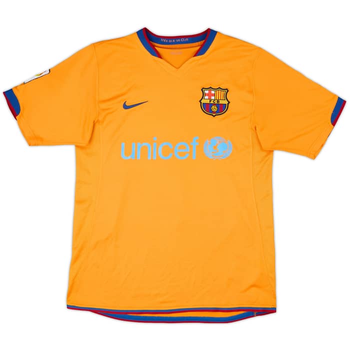 2006-08 Barcelona Away Shirt Ronaldinho #10 - 9/10 - (S)