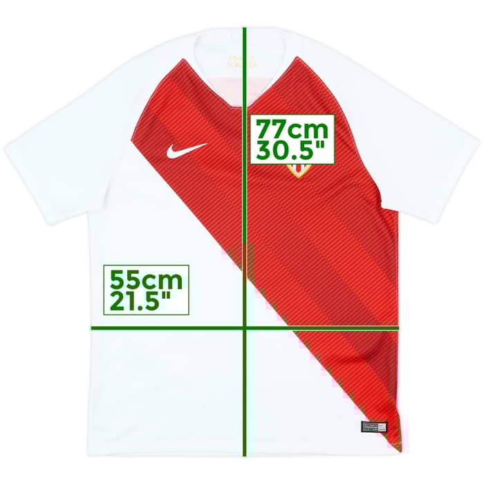2018-19 Monaco Home Shirt - 8/10 - (L)
