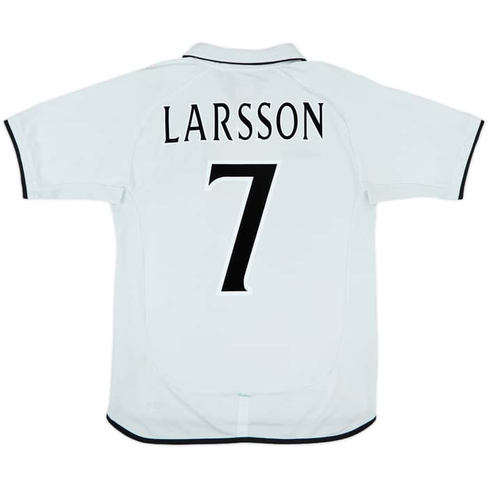 2001-02 Celtic Away Shirt Larsson #7 - 6/10 - (M)