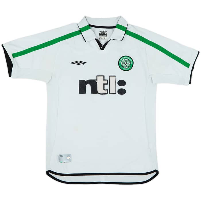 2001-02 Celtic Away Shirt Larsson #7 - 6/10 - (M)
