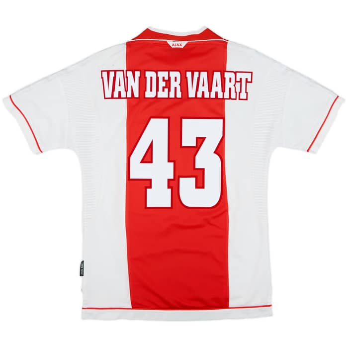 1999-00 Ajax Home Shirt Van Der Vaart #43 - 7/10 - (M)