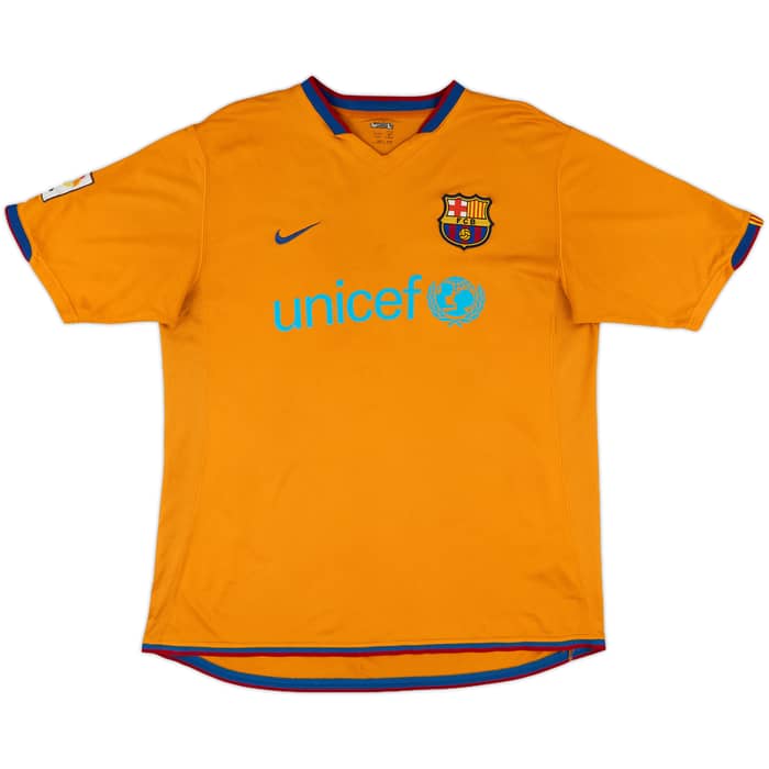 2006-08 Barcelona Away Shirt Ronaldinho #10 - 6/10 - (L)
