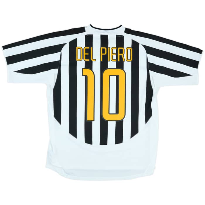2003-04 Juventus Home Shirt Del Piero #10 - 8/10 - (XL)