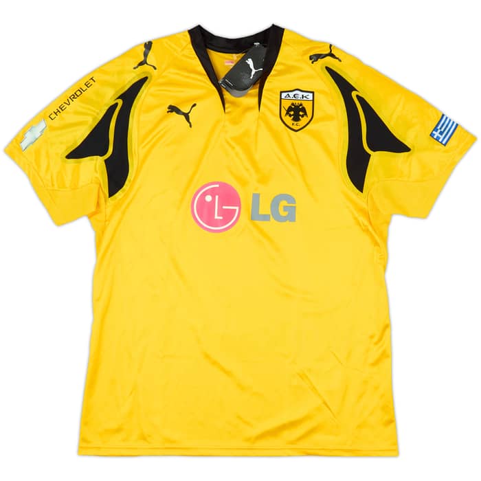 2007-08 AEK Athens Home Shirt Rivaldo #10 (XXL)