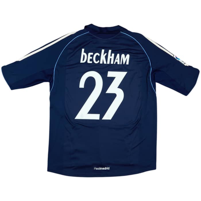 2005-06 Real Madrid Away Shirt Beckham #23 - 8/10 - (L)