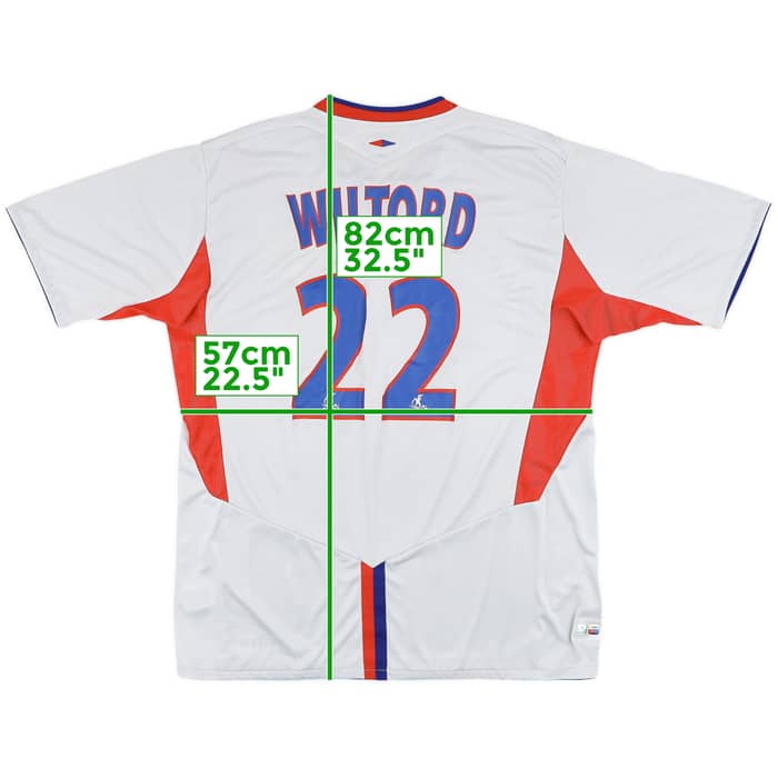 2004-05 Lyon Third Shirt Wiltord #22 - 9/10 - (XL)