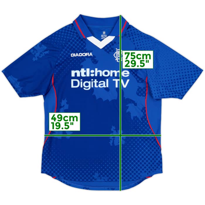 2002-03 Rangers Home Shirt - 8/10 - (S)