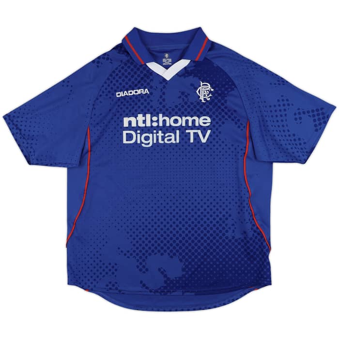 2002-03 Rangers Home Shirt - 10/10 - (L)