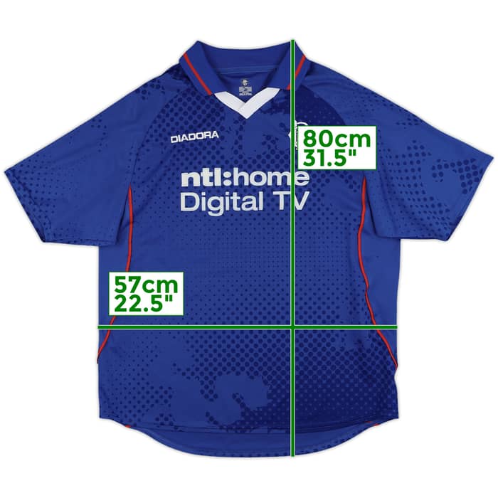 2002-03 Rangers Home Shirt - 10/10 - (L)