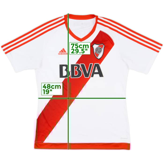 2016-17 River Plate Home Shirt - 9/10 - (L)