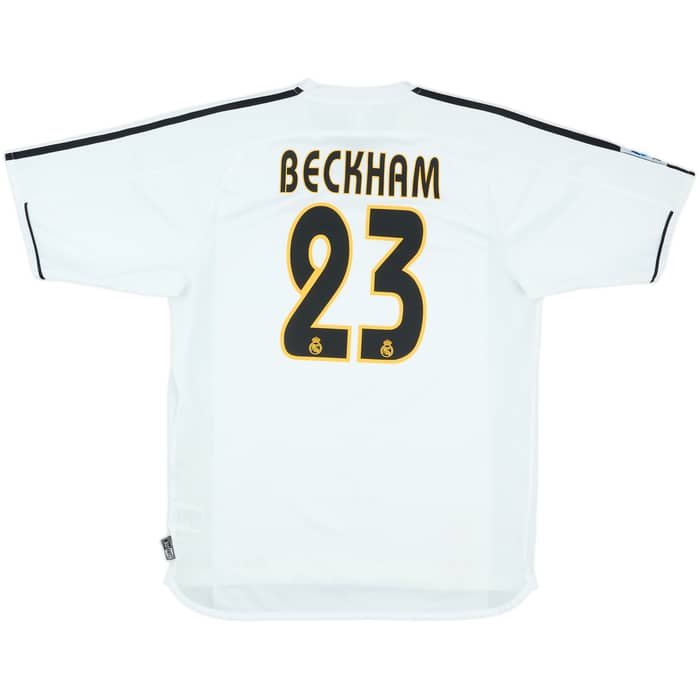2003-04 Real Madrid Home Shirt Beckham #23 - 8/10 - (M)