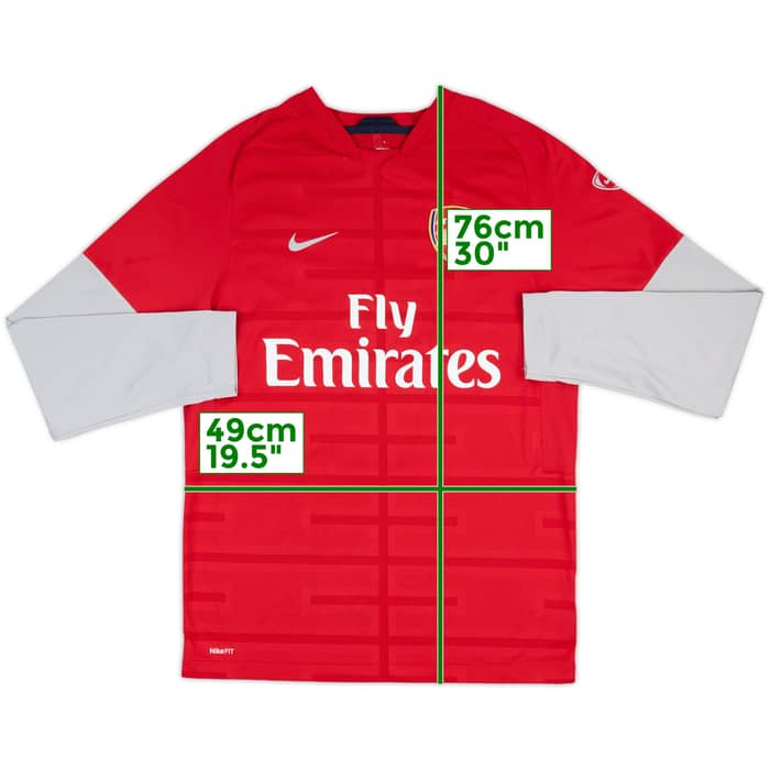 2009-10 Arsenal Nike Training L/S Shirt - 8/10 - (M)
