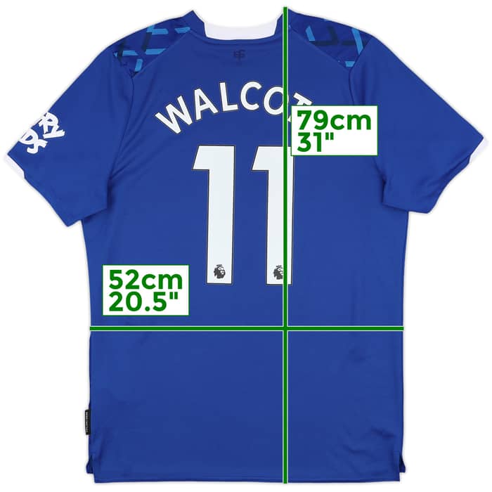 2019-20 Everton Home Shirt Walcott #11 - 9/10 - (L)