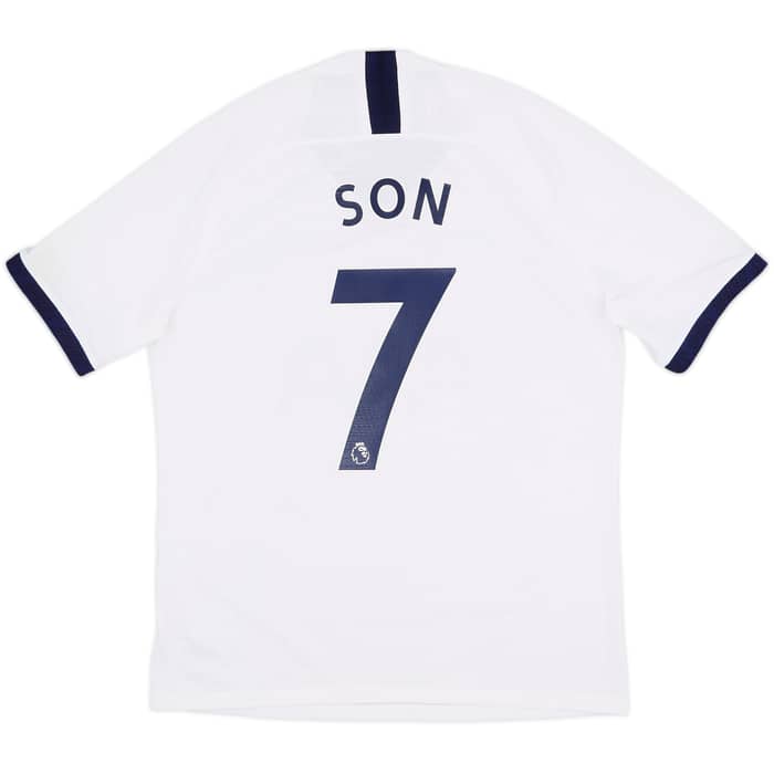 2019-20 Tottenham Authentic Home Shirt Son #7 - 9/10 - (L)