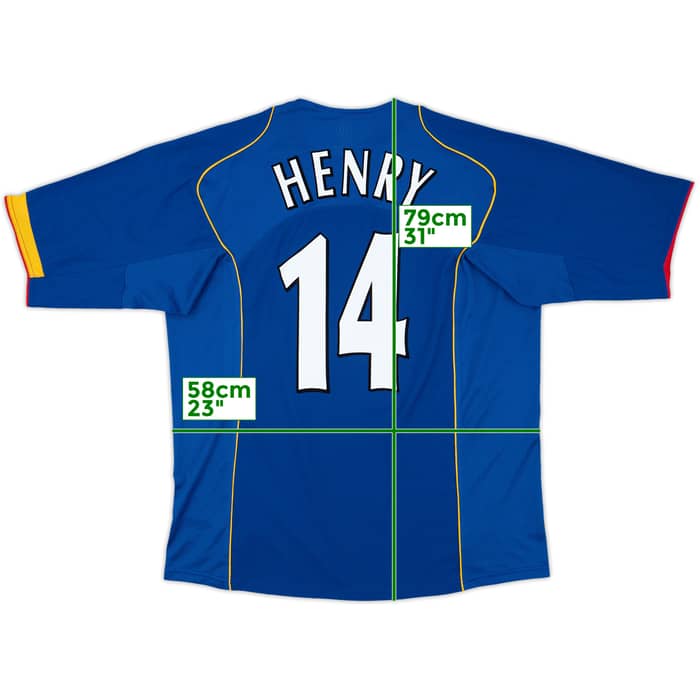 2004-06 Arsenal Away Shirt Henry #14 - 10/10 - (XL)